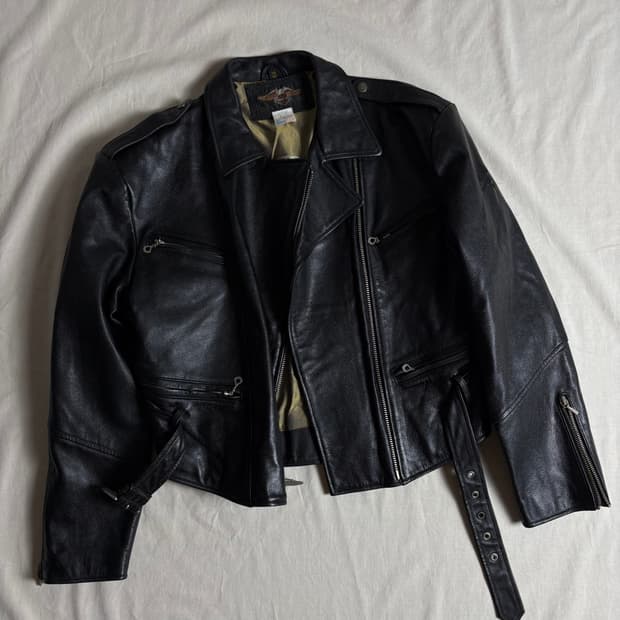 Harley Davidson USA 할리데이비슨 천연가죽자켓 L