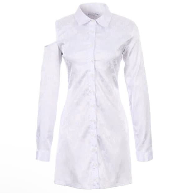 wsc 아카이브 자카드 원피스 긴팔