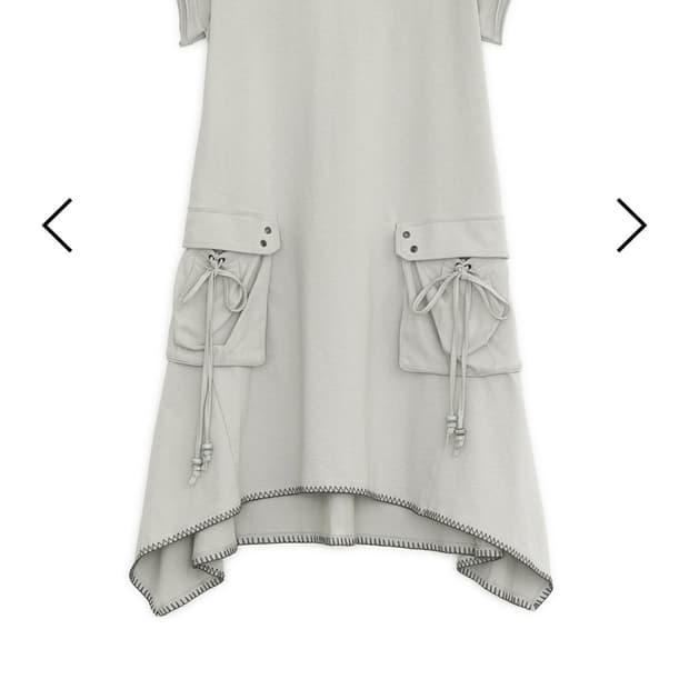 허그유어스킨 Pigment cotton dress 