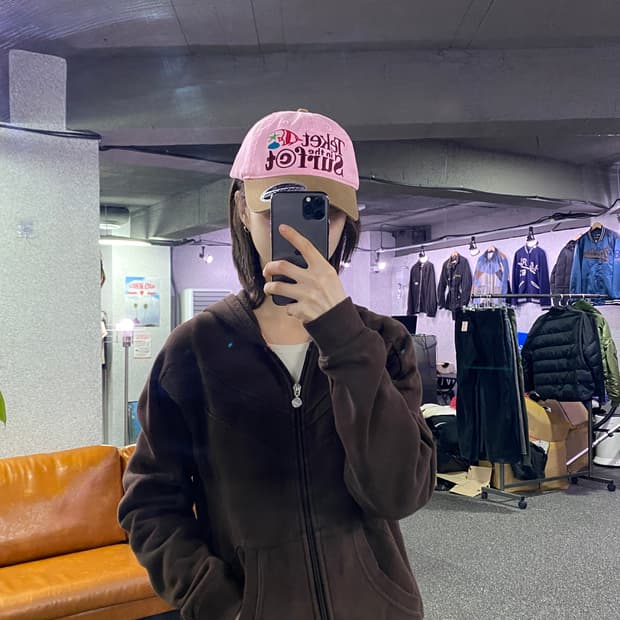 테켓 빅로고 투톤 볼캡 B3144