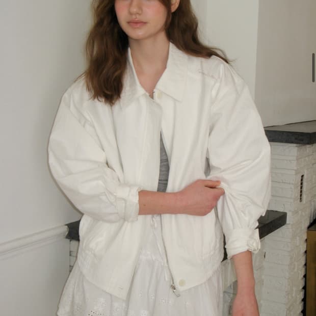 썸웨어버터 솔트 봄버 자켓