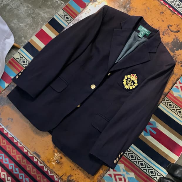 폴로랄프로렌 금장 3버튼 네이비 블레이저 남성 102 여성 66