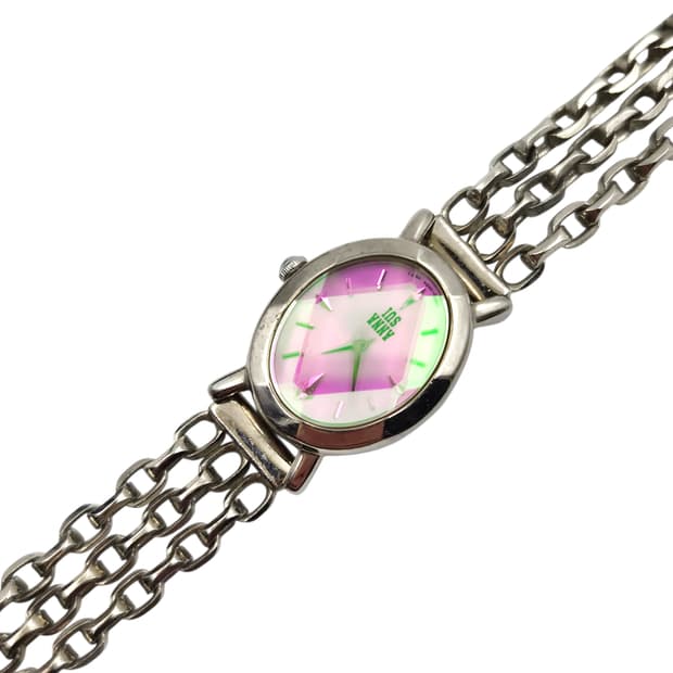 04s 안나수이 크리스탈 오로라 체인 손목 시계