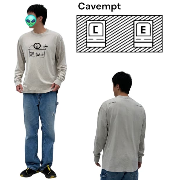 Cav Empt 롱슬리브 티셔츠 (Made in Japan)