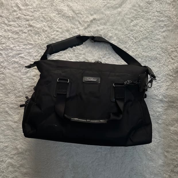 타이틀리스트 Prof Weekender 블랙 토트백