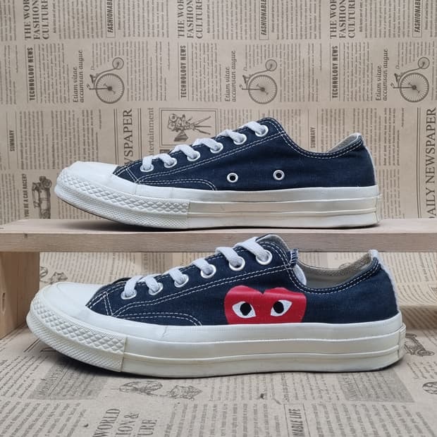 컨버스 x 꼼데가르송 스니커즈245