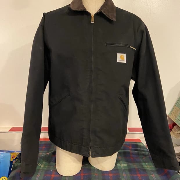 칼하트 J01 빈티지 디트로이트 자켓 블랙