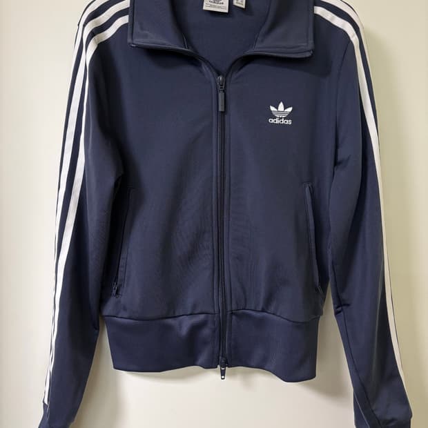 아디다스 파이어버드 크롭 트랙탑 네이비 xs