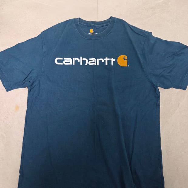 칼하트 오리지널 핏 로고 반팔 티셔츠