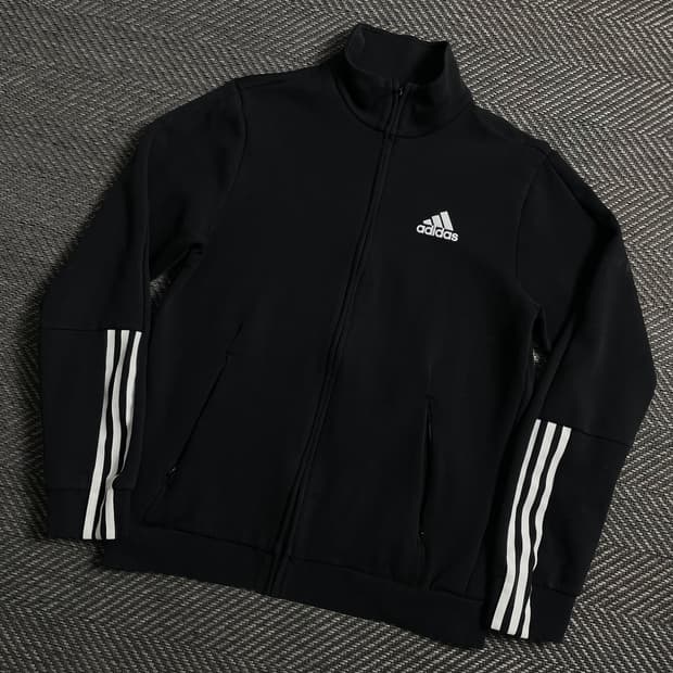 아디다스 디테일 스웻 트랙탑 져지 블랙 y 4735