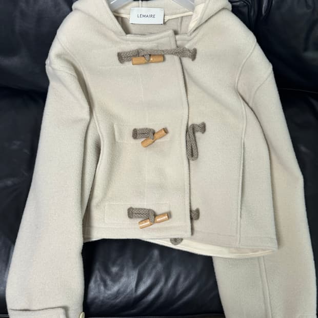 LEMAIRE 르메르 아이보리색 더플 코트 34사이즈