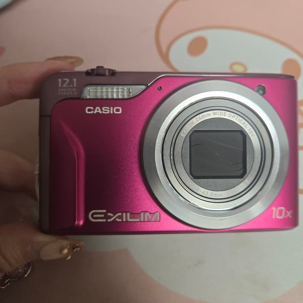 카시오 엑슬림 h10 핑크