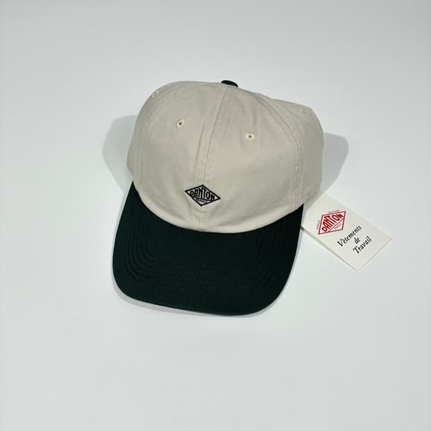 DANTON 단톤 투톤 6패널 볼 캡 아이보리/그린