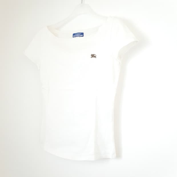 버버리 블루라벨 보트넥 티셔츠