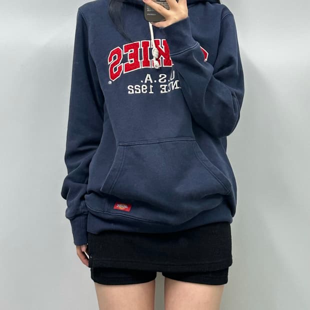 디키즈 usa 미국 네이비 후드티