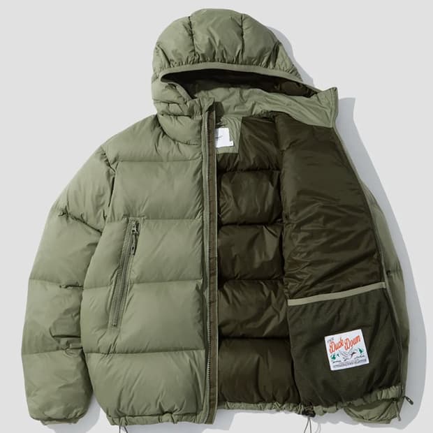 아웃스탠딩 다운파카 올리브 m사이즈