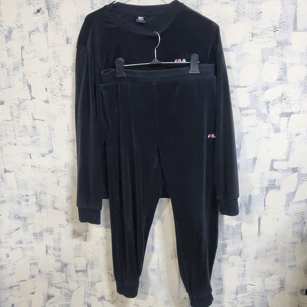 휠라 벨로아 벨벳 트레이닝 세트 