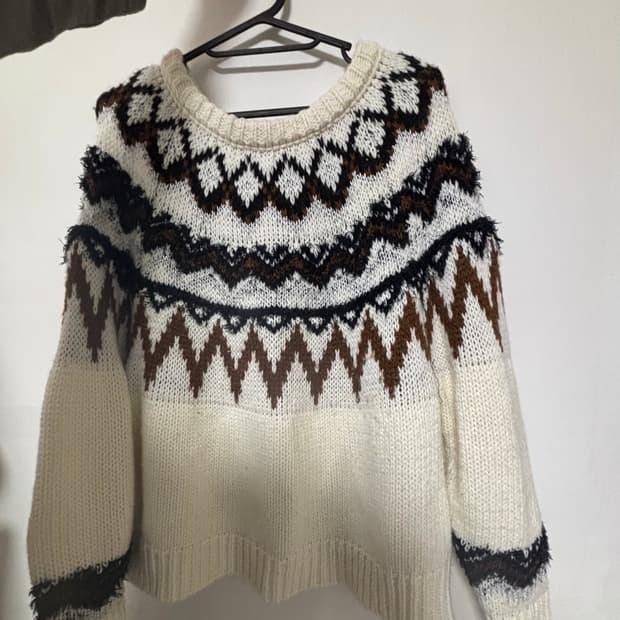 빈티지 노르딕 니트