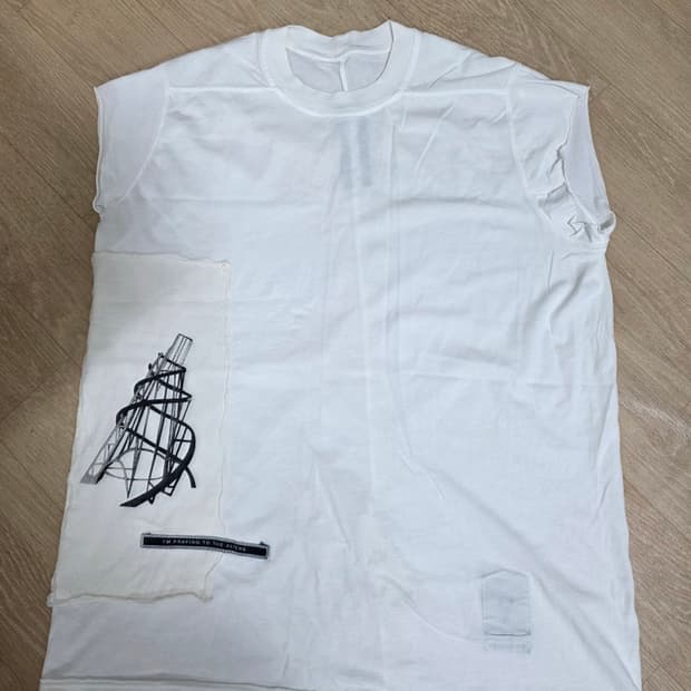 릭오웬스 다크쉐도우 19SS 캡소매티 슬리브리스