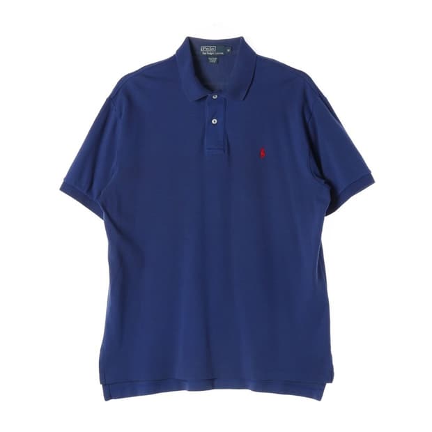 폴로 랄프로렌 블루 레드포니 반팔 카라티 M