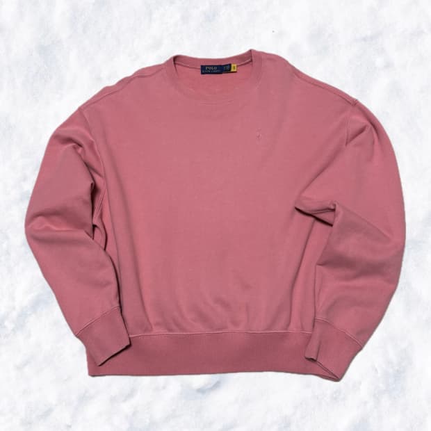 폴로 랄프로렌 핑크 맨투맨 (QR) 