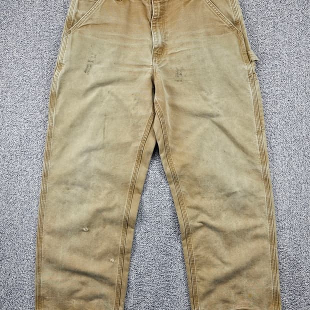 USA 칼하트 덕캔버스 싱글니 카펜터 워크팬츠 (34X30)/ 11733