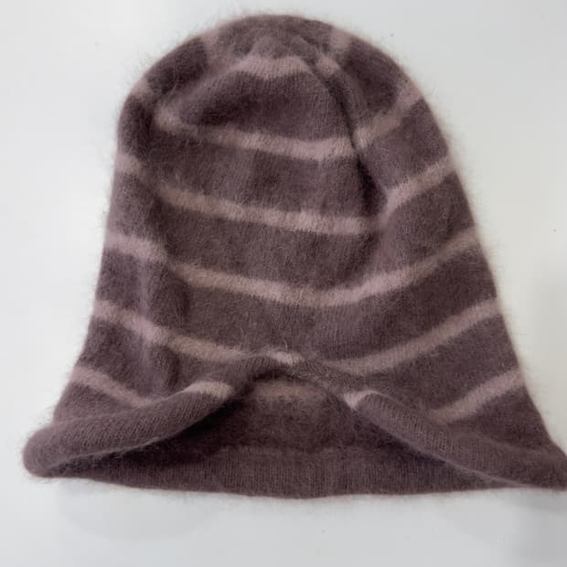 stripe beanie
