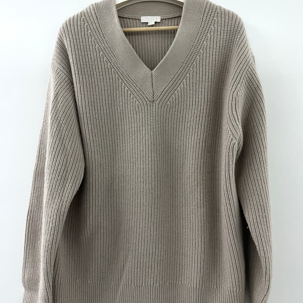 COS 브이넥 울니트 베이지 XL (민트급)