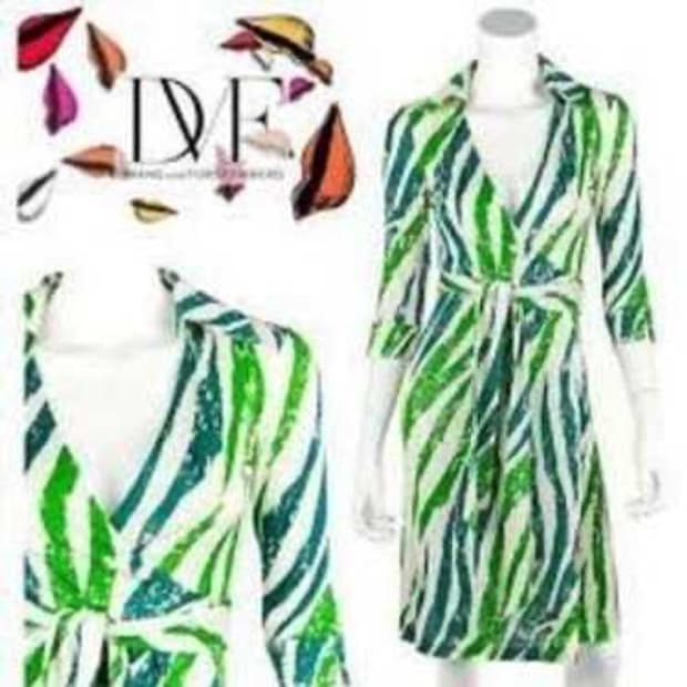 DVF JUSTIN 랩 원피스