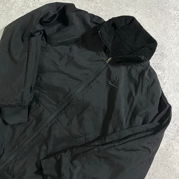 나이키 블랙 리버시블 자켓