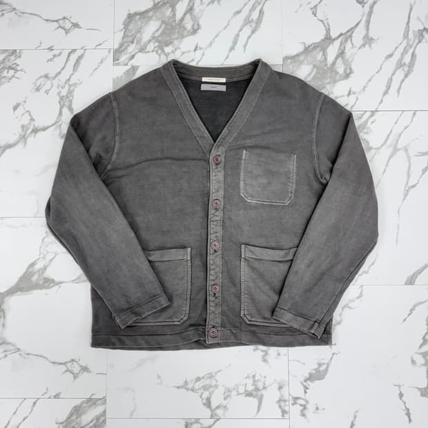 비이커 가먼트다잉 코튼 가디건