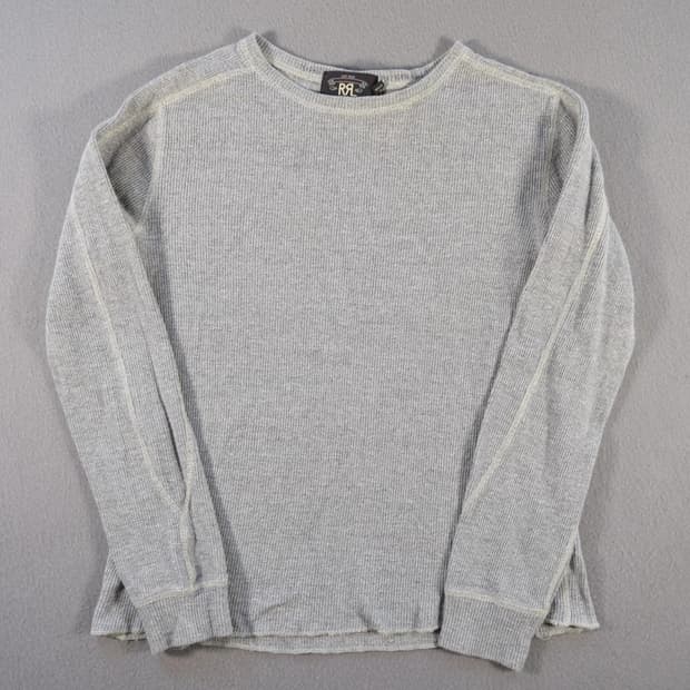 더블 알엘 와플 니트 써멀 롱 슬리브 티셔츠