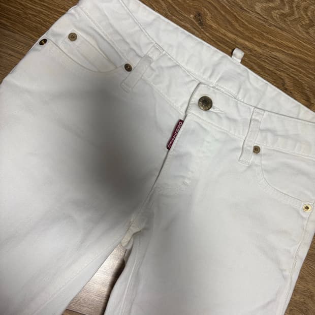 디스퀘어드2 화이트팬츠