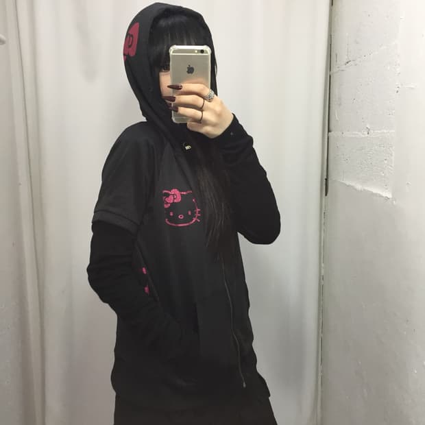 헬로키티 후드집업 코디 ❤️