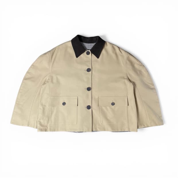 11AM 베이지 리버시블 투포켓 워크 자켓