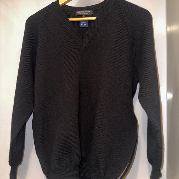 Comme des garcons homme deux 집 브이넥 니트