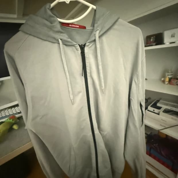 C.P. Company 회색 후드집업 L