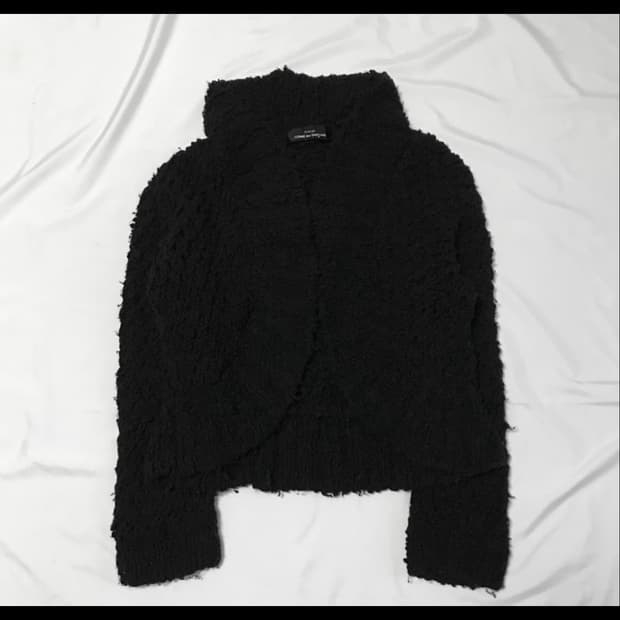 꼼데가르송 트리콧 니트 가디건