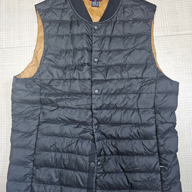 몽벨 구스다운 패딩 쪼끼