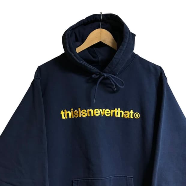 디스이즈네버댓 빅로고 후드티 택다 있습니다