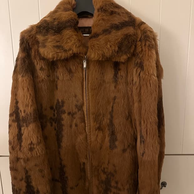 Hiverreine 래빗퍼 양가죽 퍼자켓 모피 자켓 퍼코트