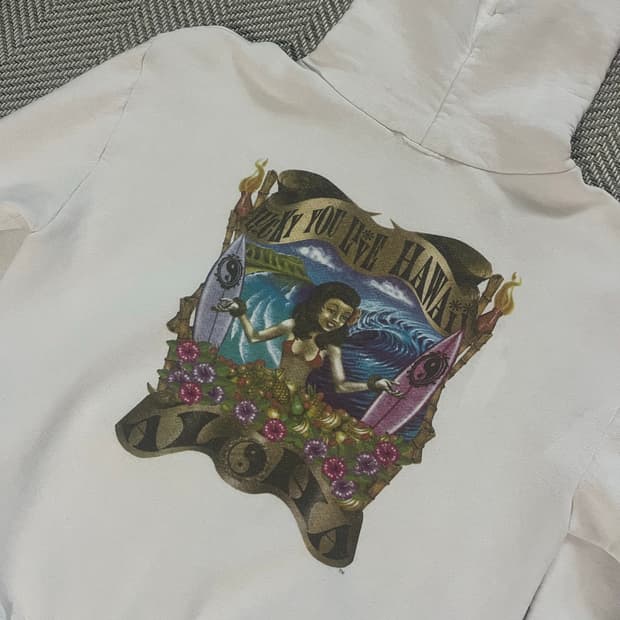 T&G SURF HAWAII 하와이 알로하 후드티 M