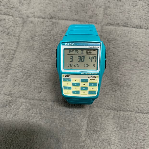 카시오 빈티지데이터뱅크 계산기 시계