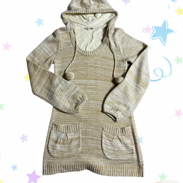 폼폼이 아이보리 니트 원피스