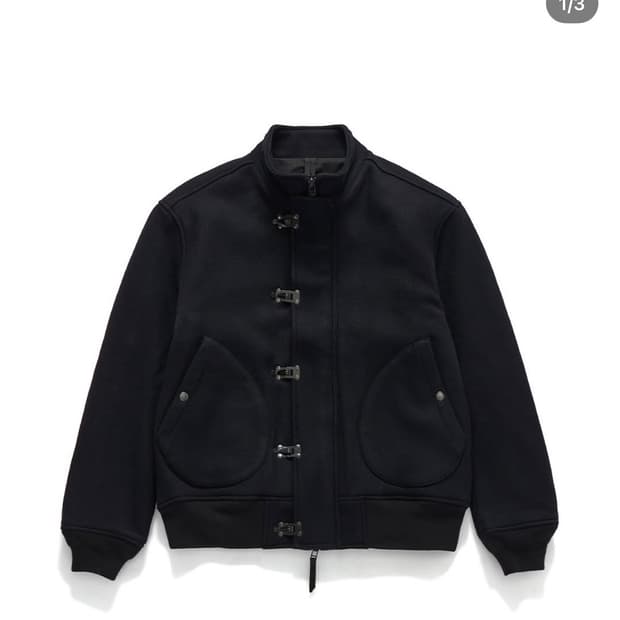 이스트로그 덱 블랙 울 자켓