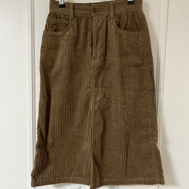 Lee 코듀로이 골덴 치마