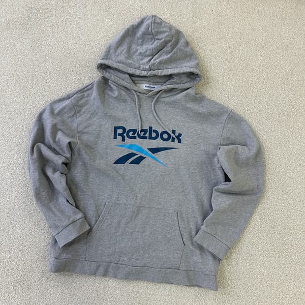 L 리복 클래식 로고 후드티0323D