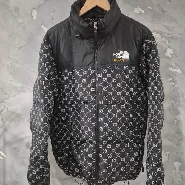 노스페이스 X 구찌 콜라보 눕시 패딩 XL