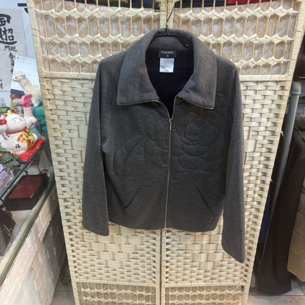 36/55-66 정품 샤넬 까멜리아 자켓 팝니다