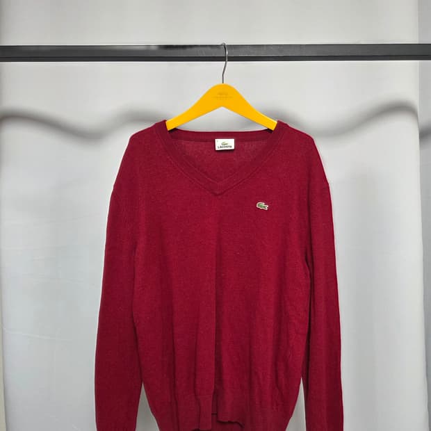 라코스테 남성 브이넥니트(5사이즈 105)